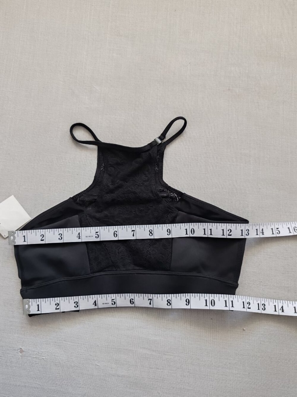 Kiki de Montparnasse Athleisure Black Lace Bra Top R19-BR-011 Small NWT - Picture 10 of 12